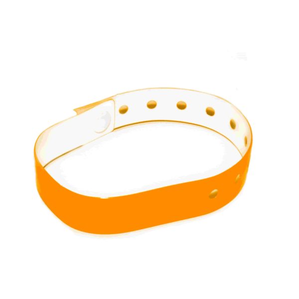 vinilovyj braslet orange